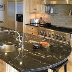 Black cosmic granite